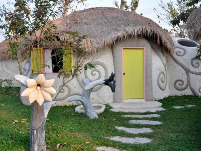 Naidee Sculptured Huts Hotel Hua Hin Ngoại thất bức ảnh